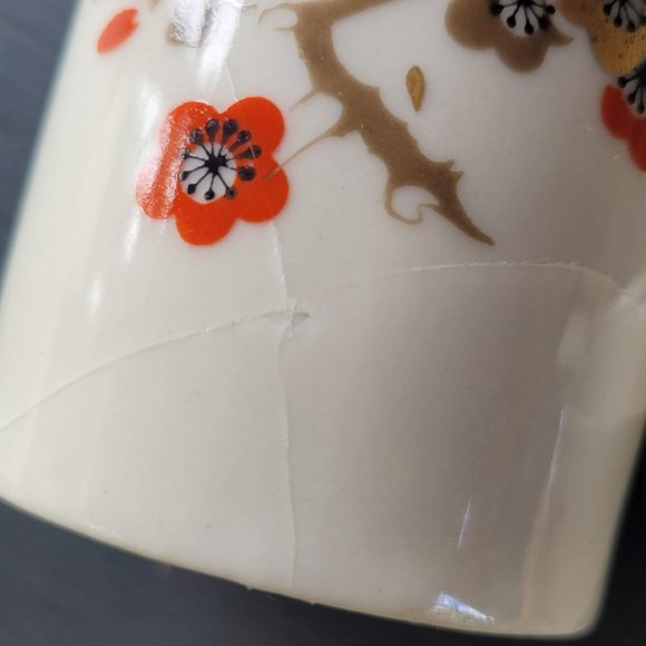 Sakura Sake Flask and Cup Set - AS IS - Picture 6 of 6